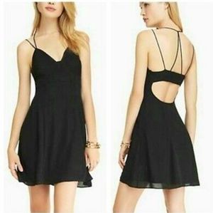 Strappy Chiffon Skater Dress